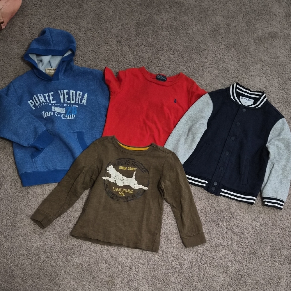 Blue Hoodie Kids Shirt by